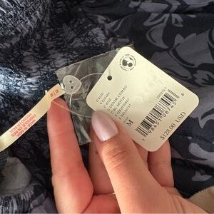 Free People Navy Floral Smocked Mini Dress